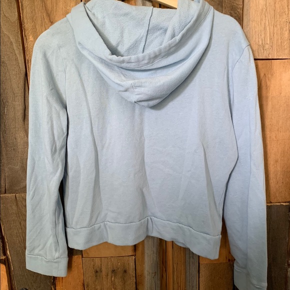 PINK Sparkly Blue Hood Top - Picture 4 of 4